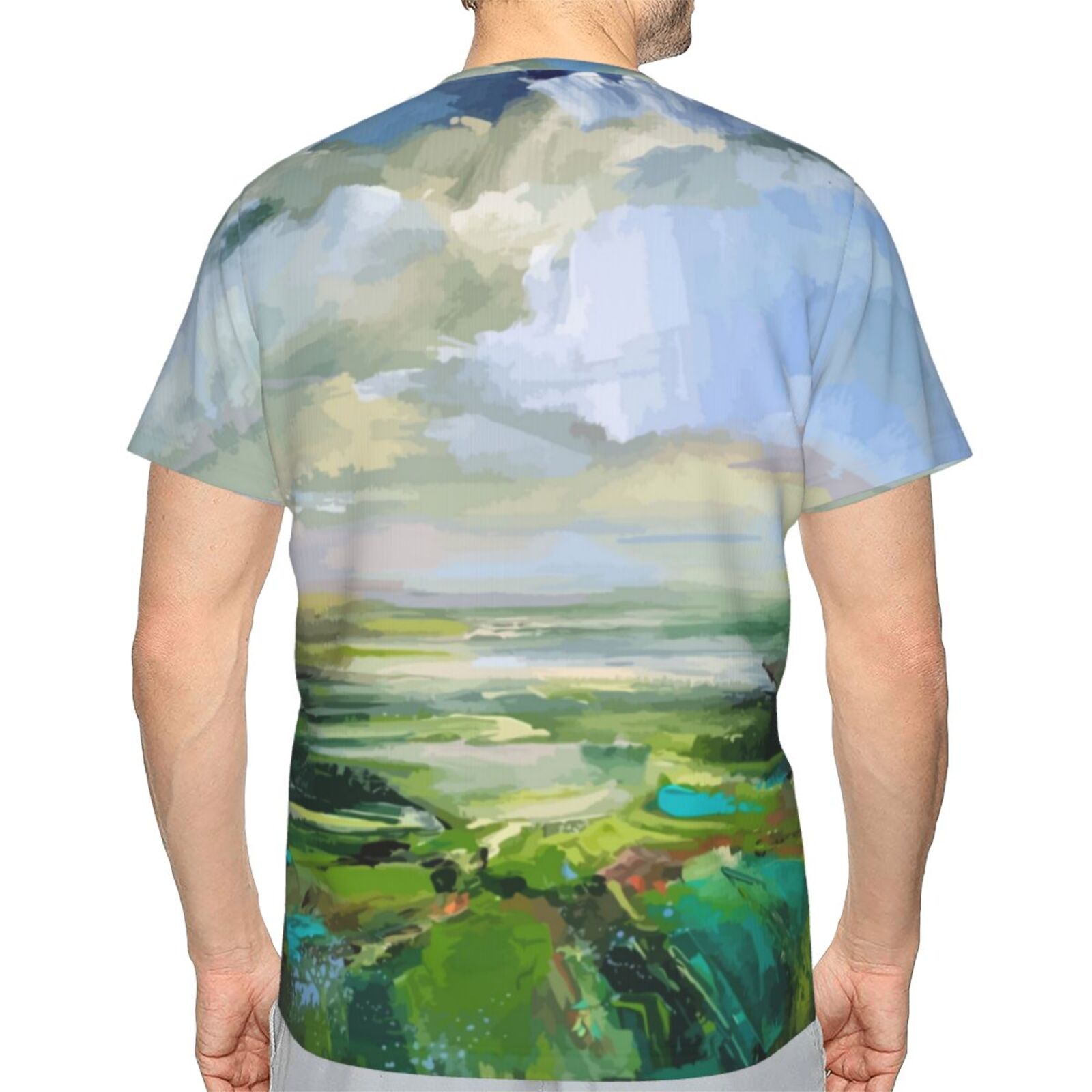Klassisches Österreich T-shirt Mit Sommergrün-malelementen