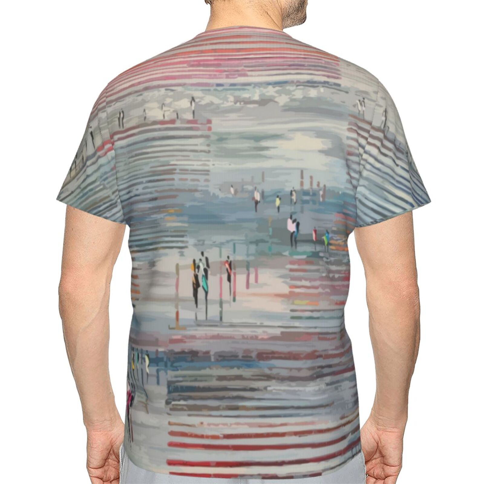 Klassisches Österreich T-shirt Mit Streifen Das Elemente Malt
